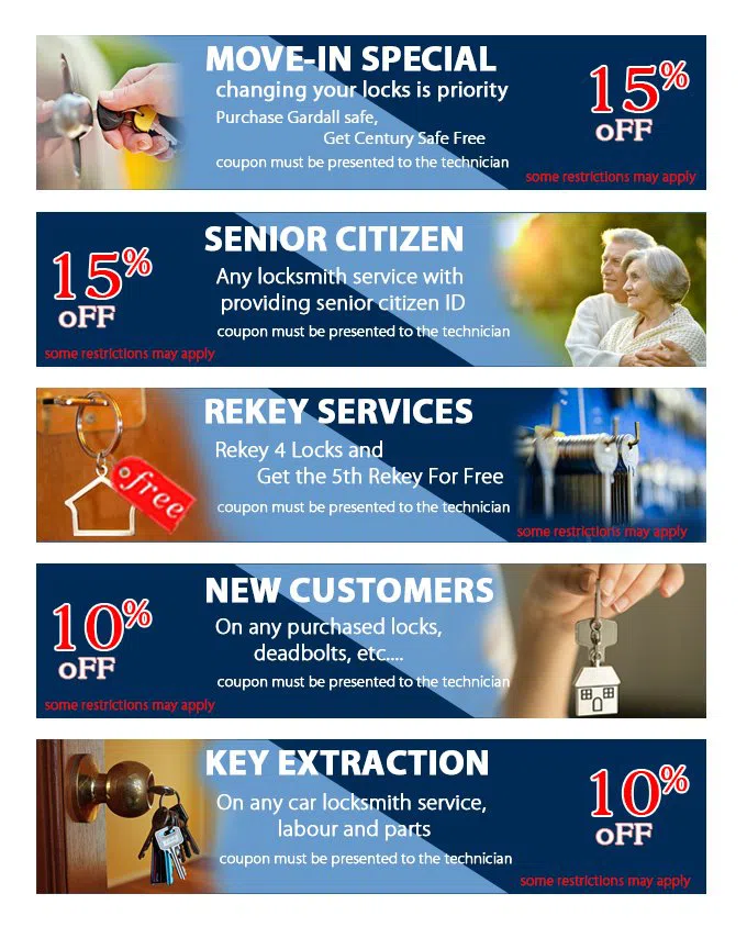 State Locksmith Services St Petersburg, FL 727-264-5642 - coupon20-set-five